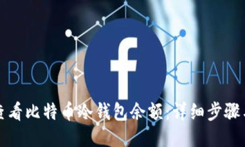 如何查看比特币冷钱包余额:详细步骤与技巧
