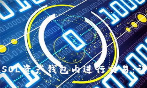 如何在SOL资产钱包内进行交易:详尽指南
